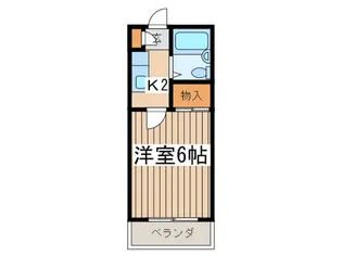 第15安藤ハイツ【1階】の間取り