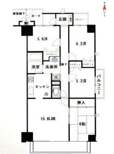 アプリア桟橋【9階】の間取り