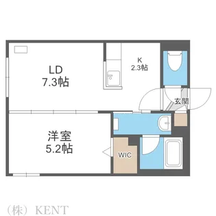 S-RESIDENCE桑園EAST【1階】の間取り