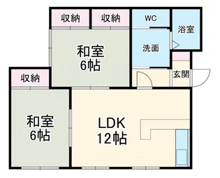 blue rose B【1階】の間取り