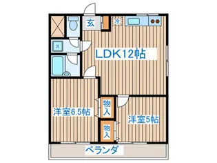 パークサイド大原【2階】の間取り