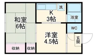 コーポアイ【2階】の間取り