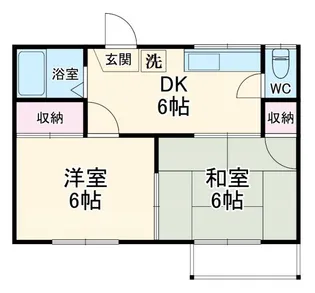 元町ハイツ A棟【1階】の間取り