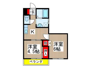 メゾン吉野【2階】の間取り