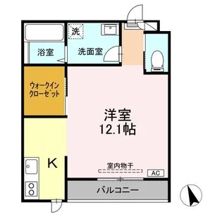 メゾンランディ【3階】の間取り