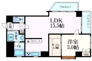 グラン・ドムール堺町二条【1階】の間取り