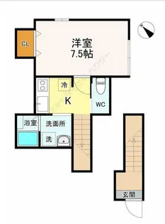 ブラン東照宮【2階】の間取り