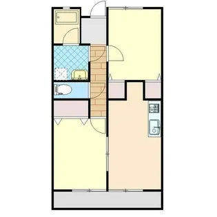 タウンハイツ【1階】の間取り