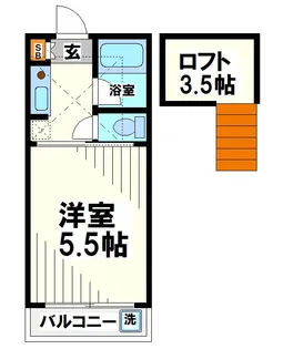 メゾン調布【2階】の間取り
