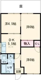 レピュート吉野【1階】の間取り