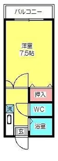 ファーストイン ベルファーレ参番館【3階】の間取り