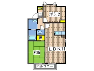 グランドール原宿B【1階】の間取り
