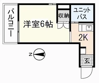 petit pas大芝【2階】の間取り