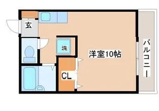 レジデンス成田【1階】の間取り