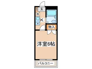 ユニバーサル玉井【1階】の間取り