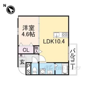 ウィンドヒル御殿山1【2階】の間取り