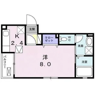 サンクス・フレンドリーズ【1階】の間取り