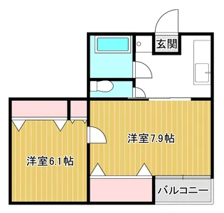 マイカハウス【2階】の間取り