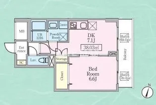THE ROOM【6階】の間取り