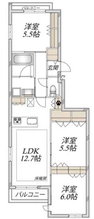 VIA DEL VENTOII【2階】の間取り