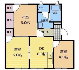 サンライトA【2階】の間取り
