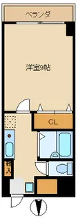 メルフォード【4階】の間取り