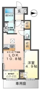 エーリオB【1階】の間取り