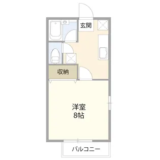 リブレ長坂 2号棟【1階】の間取り