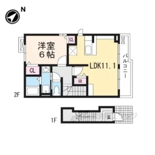 グレイス【2階】の間取り