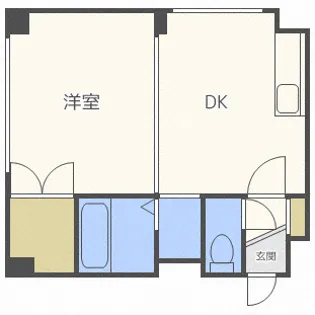 シティハウス平岸【4階】の間取り