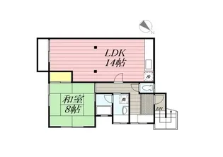 コーポワタナベ【2階】の間取り