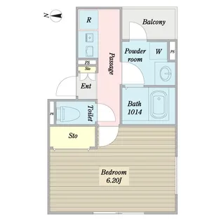 Dorf神楽坂【3階】の間取り