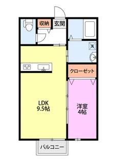 ベルハウス【2階】の間取り