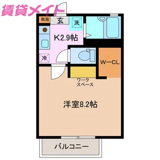フェアリーランド B棟【2階】の間取り