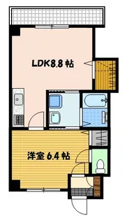 modern palazzo 文教通り【8階】の間取り