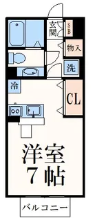 ボナール丸重【2階】の間取り