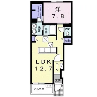 スプリング コートI【1階】の間取り