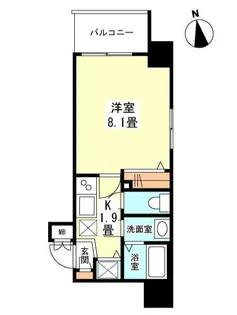 ガーラプレイス新宿御苑【12階】の間取り