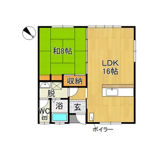 コスモスはうす【1階】の間取り