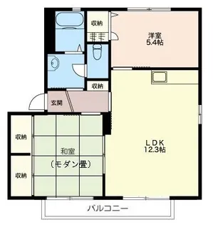 マイム【2階】の間取り