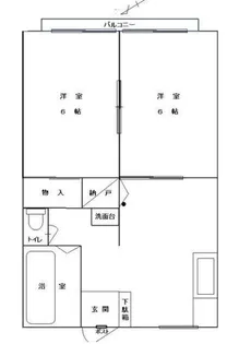 サンハイツ小川 A【1階】の間取り