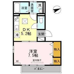 ボナールKIII【3階】の間取り