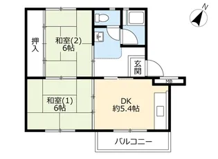 UR高津【4階】の間取り