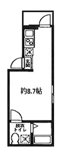 チャーリーズハウス根岸公園【2階】の間取り