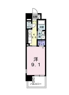 サンリットIII【6階】の間取り