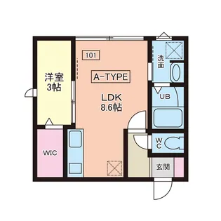 INTEGRAL Rio【2階】の間取り