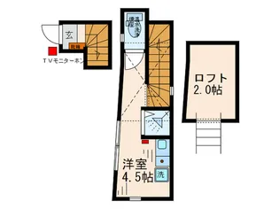 アヴニール八広【2階】の間取り