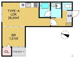 (仮)西川口マンション【5階】の間取り