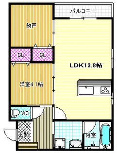 レグノカーサ【2階】の間取り