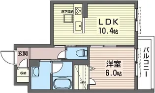 Ronsard( )【1階】の間取り